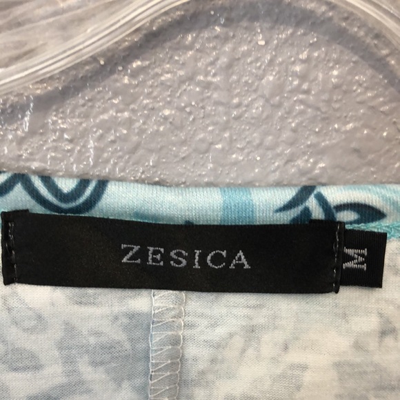 Zesica dress Women's M Medium sleeveless abstract medallion knit scoop neck EUC - Picture 5 of 10